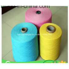 Ne20 / 2 mezclaron el hilado teñido torcido del poliéster del algodón para tejer la sábana y la colcha